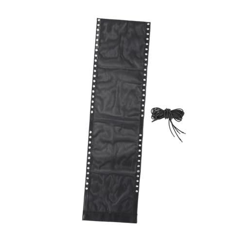 NOLITOY Ersatz Stofftuch Für Klappliege 160 Stück 43cm Atmungsaktiv Schwarz Für Gartenstühle Einfach Zu Reinigen von NOLITOY