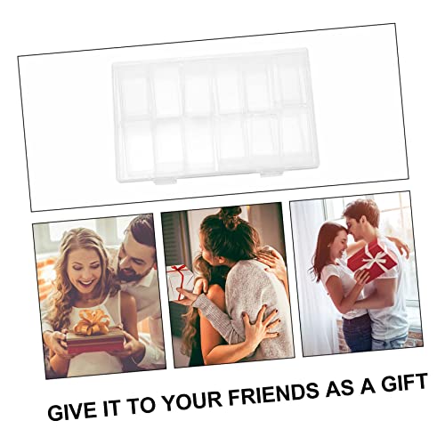 NOLITOY Fächer Aufbewahrungsbox Transparent Nagelkunst Organizer PP Kunststoff Nagelspitzen Sortierbox Für Maniküre Werkzeuge Und Zubehör NOLITOY Fächer Aufbewahrungsbox Transparent Nagelkunst Organizer PP Kunststoff Nagelspitzen Sortierbox Für Maniküre Werkzeuge Und Zubehör von NOLITOY