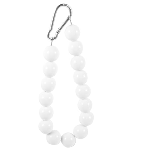 NOLITOY Fahnenmast Befestigungsring aus Edelstahl mit PVC perlen Langlebiger Flaggenhalter zur Vermeidung von Verheddern Wetterbeständig Leicht und Einfach zu Montieren Geeignet für von NOLITOY