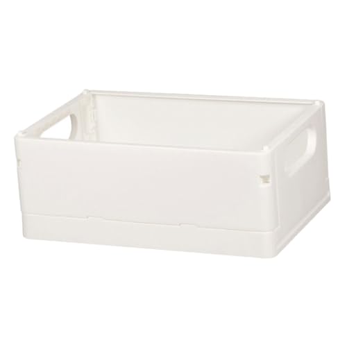 NOLITOY Faltbare Aufbewahrungsbox Weiß Groß Multifunktionaler Organizer mit Griff für Schreibtisch Büro Kinderzimmer Kosmetik NOLITOY Faltbare Aufbewahrungsbox Weiß Groß Multifunktionaler Organizer mit Griff für Schreibtisch Büro Kinderzimmer Kosmetik von NOLITOY