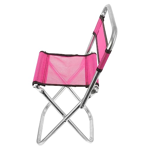 NOLITOY Faltbarer Angelstuhl Tragbarer Campingstuhl Klappbar Leicht Kompakter Outdoor Stuhl Mit Armlehnen Für Angeln Camping Picknick Garten von NOLITOY