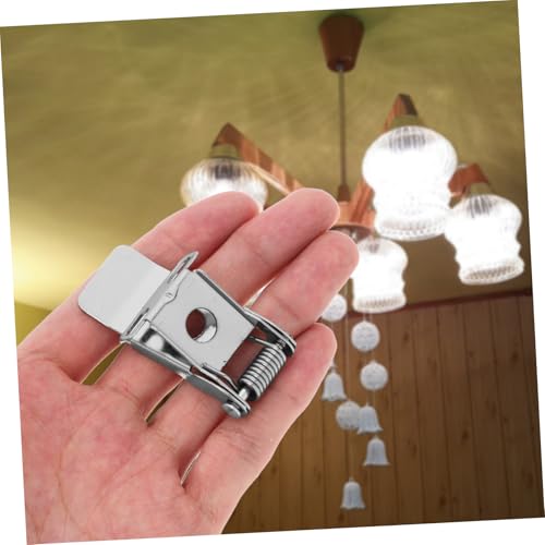 NOLITOY Federklemme Downlight Federclip mit Schrauben Stabile Metallhalterung für Einbaustrahler Einfache Montage Langlebige Federklemme für Deckenleuchten NOLITOY Federklemme Downlight Federclip mit Schrauben Stabile Metallhalterung für Einbaustrahler Einfache Montage Langlebige Federklemme für Deckenleuchten von NOLITOY