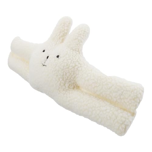 NOLITOY Finger Schutz Türstopper Hase Türklemmschutz Fingerschutz Türbegrenzer Sicherheits Türschutz für Holztüren Stabiler Türpuffer Langlebig und Einfach zu Befestigen Cremeweiß von NOLITOY