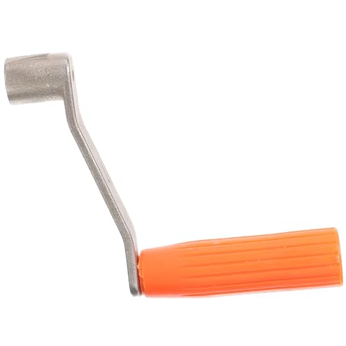 NOLITOY Flaggenmast Handkurbel Ersatz Langlebiger Fahnenmast Hissvorrichtung Handkurbel Manuelle Innenkurbel für Fahnenhisssystem Einfache Installation Robustes Eisen Kunststoff Material von NOLITOY