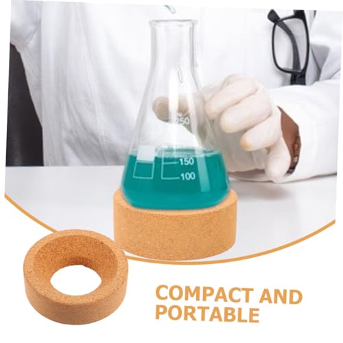 NOLITOY Flaschenhalter aus Naturkork für Laborflaschen Rutschfester Hitzebeständiger Flaschenständer Stabiler Flaschenmattenhalter für Rundbodenflaschen im Laborgebrauch NOLITOY Flaschenhalter aus Naturkork für Laborflaschen Rutschfester Hitzebeständiger Flaschenständer Stabiler Flaschenmattenhalter für Rundbodenflaschen im Laborgebrauch von NOLITOY
