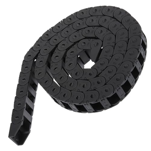 NOLITOY Flexibel Nylon Drag Chain Kabelziehkette Offen Drucker Cnc Maschinen Robuste Verschleißfeste Kabelkette mit Hoher Elastizität Einfache Montage und Individuelle Längenanpassung von NOLITOY