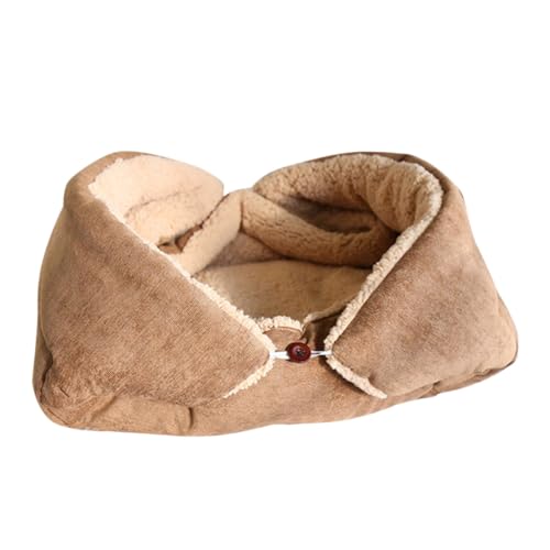 NOLITOY Foldbare Dicke Pet-Matte für Hunde und Katzen Waschbare Tragbare Wärmeunterlage mit Plüschbezug Vielseitige Warme Haustiermatte für Zuhause und Unterwegs S von NOLITOY