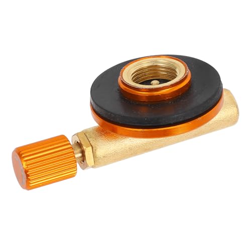 NOLITOY Gas Adapter Flachventil mit Schalter Robuster Camping Gaskocher Adapter für Outdoor Wandern Leicht Tragbar Langlebig und Einfach zu Bedienen Kompatibel mit Gaskartuschen von NOLITOY