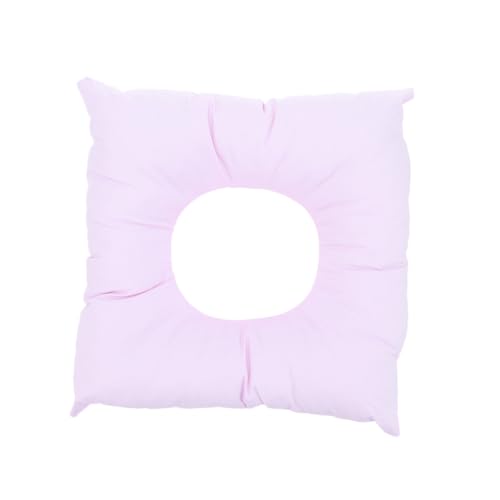 NOLITOY Gesichtskissen für Spa Massagebett mit Weiches Baumwollkissen für Schönheitssalon Komfortables Massagekissen für Entspannte Atmung und Erholsamen Schlaf Rosa Geeignet für Massage von NOLITOY