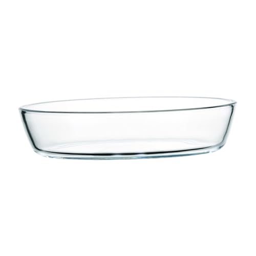 NOLITOY Glas Backblech Transparente Mikrowellengeeignete Auflaufform Hitzebeständig Stapelbar Vielseitig für Küche Esszimmer Hotel und Picknick Stilvolles Serviergeschirr von NOLITOY