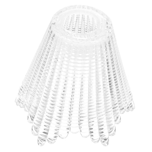 NOLITOY Glas Lampenschirm Retro Stil Dekorativer Lampenschirm Ersatz für Wandlampe und Deckenleuchte Einfach zu Montierender für Wohnzimmer Schlafzimmer Flur von NOLITOY
