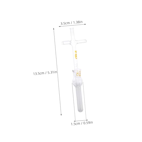NOLITOY Glas Zellgewebe Homogenisator aus Robustem Hitzebeständigem Glas für Laboranwendungen Klare Verarbeitung Praktisches Zubehör für Forschung und Schulunterricht von NOLITOY