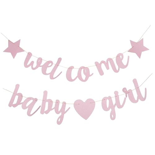 NOLITOY Glitzer Shower Banner mit und Herzmuster Langlebige Papier Dekoration für Mädchen Hängend für Geburtstag und Willkommensparty im Innen und Außenbereich NOLITOY Glitzer Shower Banner mit und Herzmuster Langlebige Papier Dekoration für Mädchen Hängend für Geburtstag und Willkommensparty im Innen und Außenbereich von NOLITOY