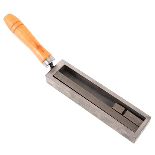 NOLITOY Graphit Gussform für Metallgießen Barrenform mit Streifenform Hitzebeständig und Langlebig Geeignet zum Schmelzen und Raffinieren von Gold Silber Kupfer Messing NOLITOY Graphit Gussform für Metallgießen Barrenform mit Streifenform Hitzebeständig und Langlebig Geeignet zum Schmelzen und Raffinieren von Gold Silber Kupfer Messing von NOLITOY