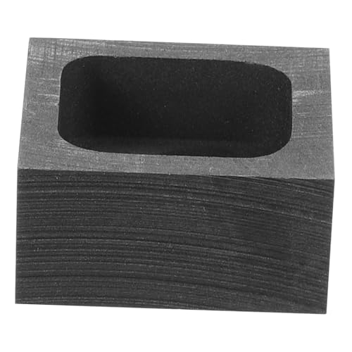 NOLITOY Graphit Gussform für Metallgießen Widerstandsfähig und Langlebig Glatte Oberfläche Poröse Barrenform für Gold Silber Kupfer Praktisches DIY Gießwerkzeug Kapazität von NOLITOY