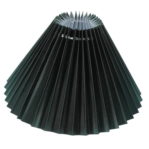 NOLITOY Grauer Grüner Lampenschirm Stoff Lampenschirm Tischlampe Vintage Falten Design für Schreibtisch Nachttisch Stehlampe Schlafzimmer Wohnzimmer NOLITOY Grauer Grüner Lampenschirm Stoff Lampenschirm Tischlampe Vintage Falten Design für Schreibtisch Nachttisch Stehlampe Schlafzimmer Wohnzimmer von NOLITOY