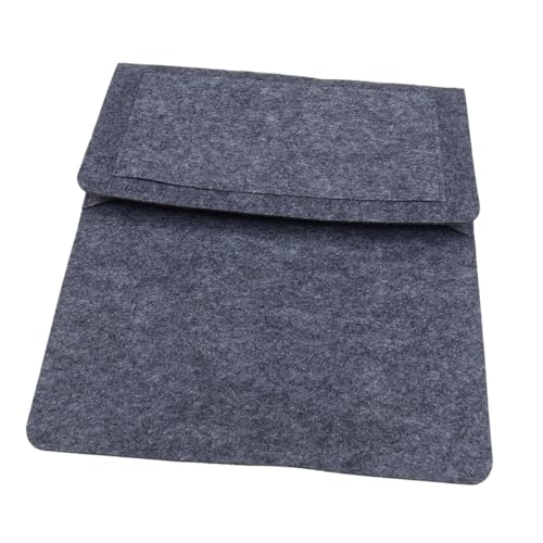 NOLITOY Große Filz Bett Aufbewahrungstasche mit Mehreren Taschen Hängender Organizer für Bett Sofa und Schreibtisch Platzsparend Dunkelgrau Vielseitig Einsetzbar Modernes Design von NOLITOY