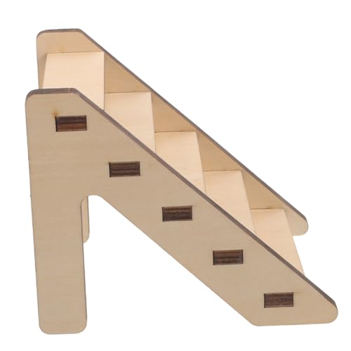 NOLITOY Hamster Holzleiter für Kleintiere Stabil Natürliches Holzspielzeug Leiter Training für Hamster Chinchilla Ratten Käfig Zubehör Spaßiges Kletterspielzeug NOLITOY Hamster Holzleiter für Kleintiere Stabil Natürliches Holzspielzeug Leiter Training für Hamster Chinchilla Ratten Käfig Zubehör Spaßiges Kletterspielzeug von NOLITOY