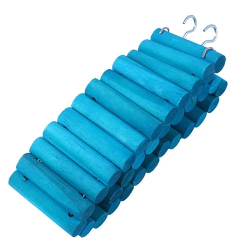 NOLITOY Hamster Kletterleiter aus Holz Weiche Bunte Runde Holzplanke Vogel und Kleintier Fördert Balance und Bewegung Leicht Aufhängbar Robust und Sicher für Hamster Eichhörnchen NOLITOY Hamster Kletterleiter aus Holz Weiche Bunte Runde Holzplanke Vogel und Kleintier Fördert Balance und Bewegung Leicht Aufhängbar Robust und Sicher für Hamster Eichhörnchen von NOLITOY