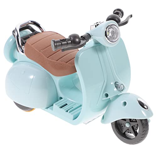 NOLITOY Hamster Motorrad Drehbar mit Musik Leuchtend Kunststoff Reiter für Zwerghamster Kleintiere Hamsternest Leiter Langlebig Beißen Resistent Spaßiges Versteck von NOLITOY