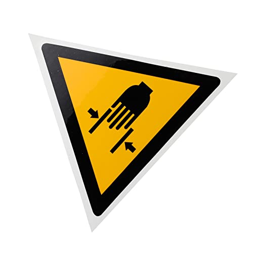NOLITOY Hand Crushing Warnaufkleber Selbstklebend Langlebiges Sicherheitszeichen für Industrieanlagen Lager Caution Schild zur Unfallverhütung Robustes Hand Quetschungs Warnschild NOLITOY Hand Crushing Warnaufkleber Selbstklebend Langlebiges Sicherheitszeichen für Industrieanlagen Lager Caution Schild zur Unfallverhütung Robustes Hand Quetschungs Warnschild von NOLITOY