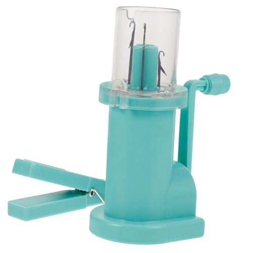 NOLITOY Handbetriebene Mini Strickmaschine aus Kunststoff Kompakt und Leicht für DIY Handarbeiten zum Stricken von Socken Armbändern und Hüten Geeignet für Anfänger und Erwachsene von NOLITOY