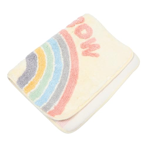 NOLITOY Hausstaubentfernende Fußmatte mit Rutschfester Unterseite Langlebiger Bunter Eingangsbereich Teppich für Wohnzimmer Schlafzimmer und Büro Pflegeleicht Weicher Touch Modernes von NOLITOY