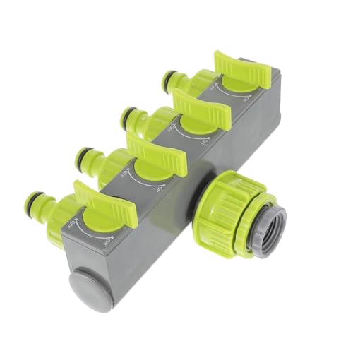 NOLITOY Heavy Duty Garten Schlauch Verteiler Fach Y Adapter Wasserhahn Verteiler mit Dichtungsring Leck Garten Schlauchverbinder für Außen Wasserhähne und Sprinklersysteme von NOLITOY