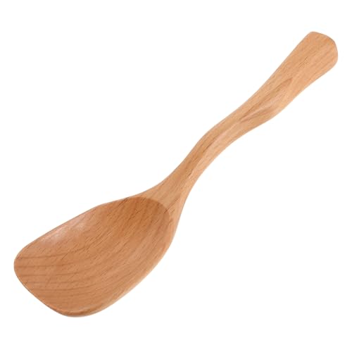 NOLITOY Holzlöffel mit Langem Griff aus Sicherem Holz Multifunktionaler Reislöffel und Kochlöffel für Reiskocher Antihaftbeschichteter Servierlöffel zum Rühren Mischen und Portionieren NOLITOY Holzlöffel mit Langem Griff aus Sicherem Holz Multifunktionaler Reislöffel und Kochlöffel für Reiskocher Antihaftbeschichteter Servierlöffel zum Rühren Mischen und Portionieren von NOLITOY