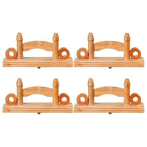 NOLITOY 4 x Lüfterhalter-Display: faltbarer Handventilator-Basis, Organizer für Zuhause, Büro, Geschäft, Dekoration von NOLITOY