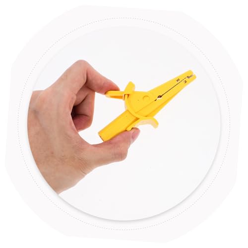 NOLITOY Isolierte Krokodilklemme Leistungsstarke Prüfklammer Sicherheitsclip Mehrzweck Messzubehör Gelb für Präzise Strommessung bei Elektrischen Anwendungen NOLITOY Isolierte Krokodilklemme Leistungsstarke Prüfklammer Sicherheitsclip Mehrzweck Messzubehör Gelb für Präzise Strommessung bei Elektrischen Anwendungen von NOLITOY