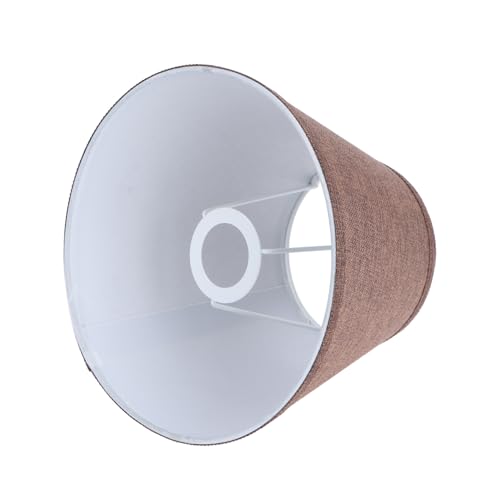 NOLITOY Kaffeebrauner Lampenschirm für Lampenfassung Staubschutz Lichtabdeckung Eleganter Lampenschirm für Schlafzimmer Tischlampe Dekoratives Wohnambiente NOLITOY Kaffeebrauner Lampenschirm für Lampenfassung Staubschutz Lichtabdeckung Eleganter Lampenschirm für Schlafzimmer Tischlampe Dekoratives Wohnambiente von NOLITOY