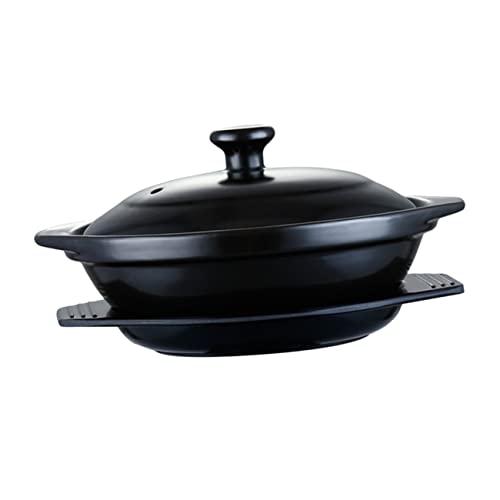 NOLITOY Keramik Casserole Topf Hitzebeständig Braisierter Hähnchen und Reistopf mit Doppeltem Ohr Bibimbap Kochtopf Vielseitig für Suppe und Auflauf Geeignet NOLITOY Keramik Casserole Topf Hitzebeständig Braisierter Hähnchen und Reistopf mit Doppeltem Ohr Bibimbap Kochtopf Vielseitig für Suppe und Auflauf Geeignet von NOLITOY