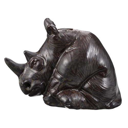 NOLITOY Keramik Räuchergefäß Tierform Desktop Ornament Handgefertigt Teezeremonie Dekoration Geeignet für Wohnzimmer Schlafzimmer Büro Meditationsraum Geschenkidee für Familie und Freunde von NOLITOY