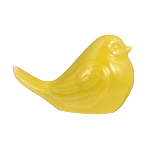 NOLITOY Keramik Vogel Figurine Gelb Modern Elegant Langlebig Dekorativ für Haus Garten Wohnzimmer Schlafzimmer Stilvolle Porzellan Deko Geschenkidee für Familie Freunde NOLITOY Keramik Vogel Figurine Gelb Modern Elegant Langlebig Dekorativ für Haus Garten Wohnzimmer Schlafzimmer Stilvolle Porzellan Deko Geschenkidee für Familie Freunde von NOLITOY