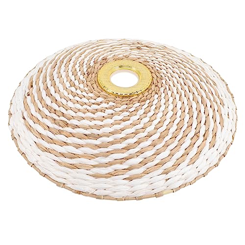 NOLITOY Kleiner Papiergeflecht Lampenschirm Fassung Retro Stil Vintage Deckenleuchte Abdeckung für Wohnzimmer Restaurant Hotel Stabiles Modisches Design NOLITOY Kleiner Papiergeflecht Lampenschirm Fassung Retro Stil Vintage Deckenleuchte Abdeckung für Wohnzimmer Restaurant Hotel Stabiles Modisches Design von NOLITOY