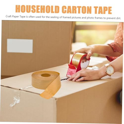 NOLITOY Kraftpapier Paketklebeband Hochklebendes Hitzebeständiges Beschreibbares Packband Umweltfreundlich Biologisch Abbaubar zum Versiegeln Verpacken und Basteln im Haushalt und Versand NOLITOY Kraftpapier Paketklebeband Hochklebendes Hitzebeständiges Beschreibbares Packband Umweltfreundlich Biologisch Abbaubar zum Versiegeln Verpacken und Basteln im Haushalt und Versand von NOLITOY