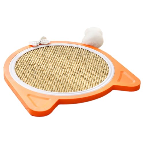 NOLITOY Kratzbrett Katze Cartoon-Kopf Design Strapazierfähiges Sisal-kratzpad Fördert Aktivität und Pflege für Wohnungskatzen und Kratzschutz Zufällige Farbe NOLITOY Kratzbrett Katze Cartoon-Kopf Design Strapazierfähiges Sisal-kratzpad Fördert Aktivität und Pflege für Wohnungskatzen und Kratzschutz Zufällige Farbe von NOLITOY