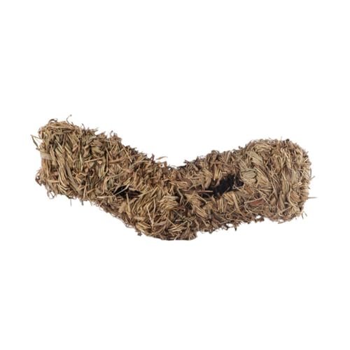 NOLITOY Kreatives Hamster Nest aus Natürlichem Gras Dekoratives Haustier für Kleine Nager Sicheres Versteck für Hamster und Meerschweinchen Nest für Haustiere von NOLITOY