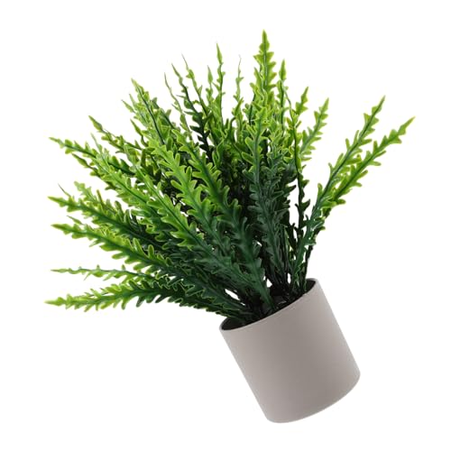 NOLITOY Künstlicher Bonsai Pflanze Kleiner Kunstpflanzen Topf Japanischer Stil Realistische Dekoration für Wohnzimmer Büro Shop Kompakt Langlebig ohne Welken von NOLITOY
