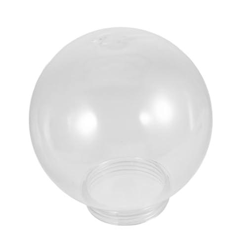 NOLITOY Kugel Lampenschirm Transparent Outdoor Kugellampe Lampenabdeckung mit Öffnung für Laternenpfosten Gartenbeleuchtung Deckenleuchte Wandleuchte Ersatz von NOLITOY