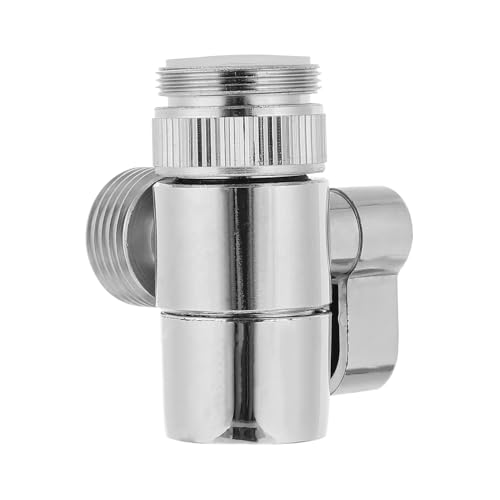 NOLITOY Kupfer Wasserhahn Adapter Wege Verteiler Robuster Schlauchanschluss Splitter für Waschbecken Dicht Schließend Langlebig und Verformungsbeständig Einfacher Anschluss für von NOLITOY