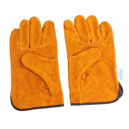 NOLITOY Kurz Vollnarbige Rindsleder Handschuhe Hitzebeständig Schweißabsorbierend Robust Schutzhandschuhe zum Schweißen Grillen Gartenarbeit für Schwere Arbeitsschutz NOLITOY Kurz Vollnarbige Rindsleder Handschuhe Hitzebeständig Schweißabsorbierend Robust Schutzhandschuhe zum Schweißen Grillen Gartenarbeit für Schwere Arbeitsschutz von NOLITOY