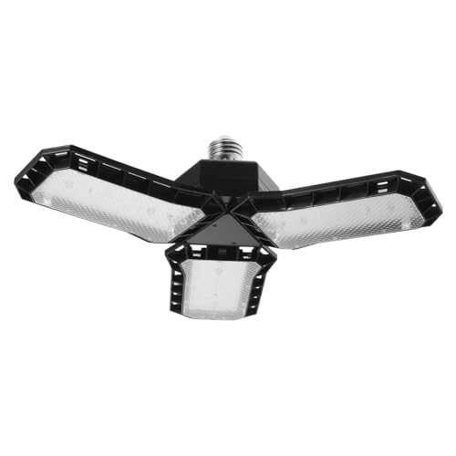 NOLITOY LED Garage Licht mit Fassung Fach Verstellbar Superhell für Keller Lager und Garage Energiesparend Einfache Installation ohne Werkzeug von NOLITOY