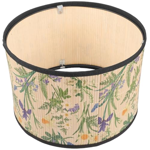 NOLITOY Lampenschirm Hängend Retro Stil Lampenschirm für Deckenleuchte Wohnzimmer Schlafzimmer Natürliche Lichtstreuung Warme Atmosphäre Pflanzenmuster Gewebt NOLITOY Lampenschirm Hängend Retro Stil Lampenschirm für Deckenleuchte Wohnzimmer Schlafzimmer Natürliche Lichtstreuung Warme Atmosphäre Pflanzenmuster Gewebt von NOLITOY