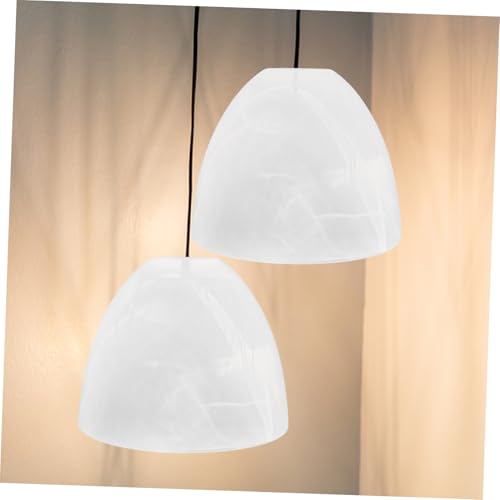 NOLITOY Lampenschirm aus Mattiertem Glas Dekorative Deckenleuchte Abdeckung Einfach Montierbarer Lampenschirm Ersatz für Wohnzimmer und Schlafzimmer Beleuchtung Warmes Sanftes Licht von NOLITOY