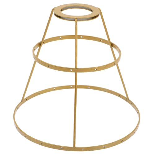 NOLITOY Lampenschirmhalter aus Eisen Doppellagiger DIY Lampenschirmring für Tischlampen und Pendelleuchten Stabile Lampenschirmrahmen für Kreative Lichtgestaltung Goldfarbene NOLITOY Lampenschirmhalter aus Eisen Doppellagiger DIY Lampenschirmring für Tischlampen und Pendelleuchten Stabile Lampenschirmrahmen für Kreative Lichtgestaltung Goldfarbene von NOLITOY
