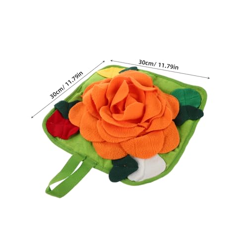 NOLITOY Langsame Futtermatte für Kleintiere mit Interaktivem Suchspiel Fördert Natürliche Futtersuchfähigkeiten für Kaninchen Hamster Vögel Geeignet Leicht Tragbar Korallenorange NOLITOY Langsame Futtermatte für Kleintiere mit Interaktivem Suchspiel Fördert Natürliche Futtersuchfähigkeiten für Kaninchen Hamster Vögel Geeignet Leicht Tragbar Korallenorange von NOLITOY