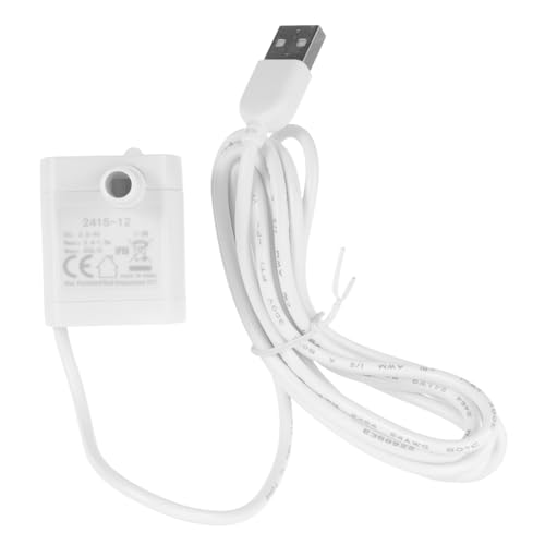 NOLITOY Leise Mini Tauchwasserpumpe USB Wasserpumpe für Aquarien Springbrunnenpumpe Förderhöhe für Teich Vogelbad und Garten Verschleißfest und Sicher Anwendung von NOLITOY