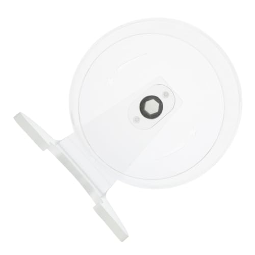 NOLITOY Leises Hamsterrad mit Ständer Transparentes Laufrad für Hamster Mäuse und Kleintiere Geräuschloses Trainingsrad mit Großem Innenraum für Gesunde Bewegung und Einfache Installation von NOLITOY